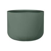 Garant Gavin Planter 14-in with Grooved Texture - Boreal Green
