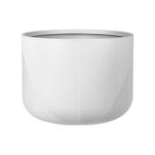 Garant Gavin Planter 18-in with Grooved Texture - Grey