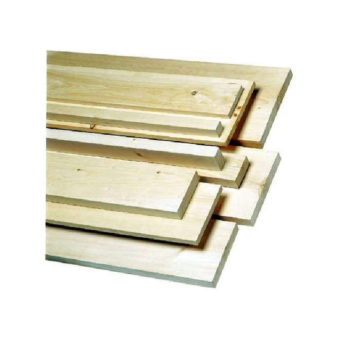 White Pine Finishing Lumber - Assorted Lengths - Natural - 1-in D x 3-in W