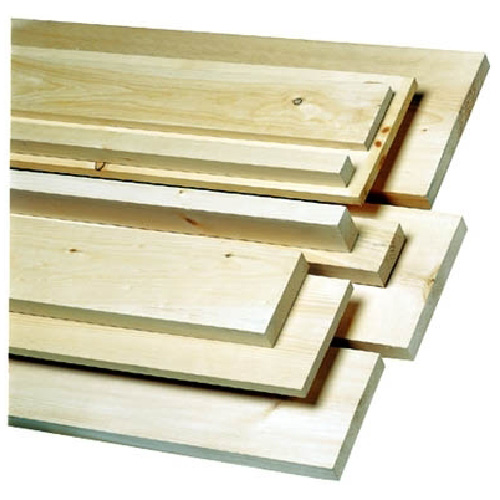 Knotty White Pine Board 1 in x 4 in x 4 ft
