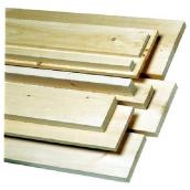 Planche de pin noueux Goodfellow, fini naturel, 10 pi de long x 10 po de large x 1 po d'épais
