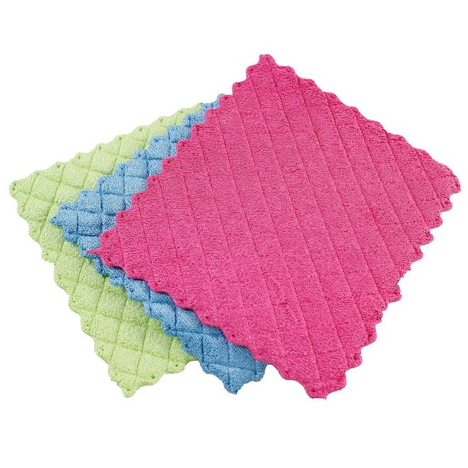 Libman 3-Pack Microfiber Sponge Cloth