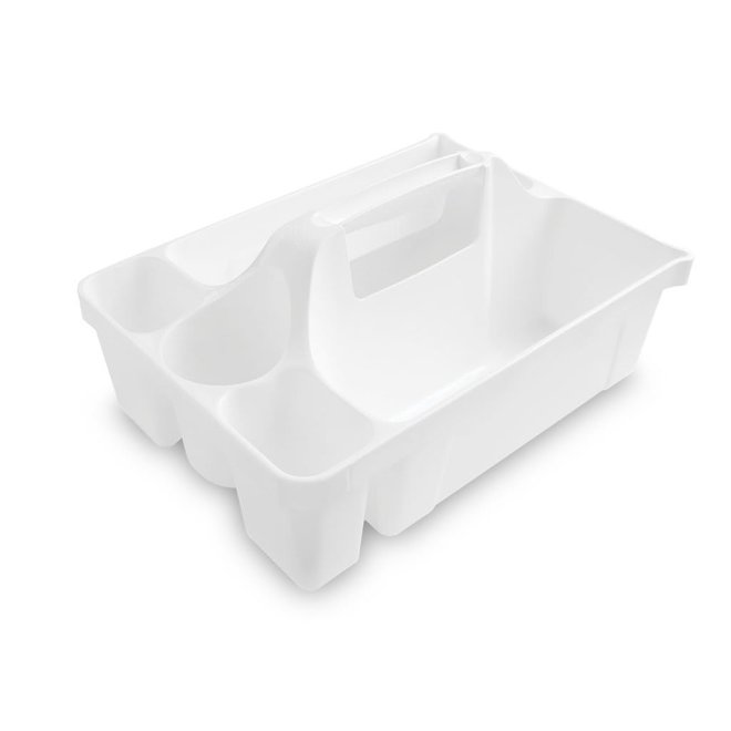 Libman 11.5 x 7.5 x 16-in White Polypropylene Storage Caddy