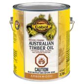 Cabot Australian Timber Oil Wood Finish - Amberwood - Translucent Matte - 3.78-L