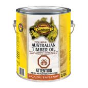 Fini pour bois à base d'huile Australian Timber de Cabot, acajou enflammé, translucide, 3,78 L