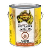 Cabot Australian Timber Oil Wood Stain - Mahogany Flame - Translucent - 3.78-L