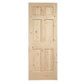 Metrie Interior Door - Knotty Pine - Hollow Core - Wood Finish