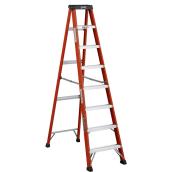 Eagle Stepladder - Professional - 7 Steps - 300-lb Capacity - Industrial - Fibreglass - 8-ft H x 25-in W