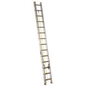 Eagle Aluminum Extension Ladder - Gravity-Fed Locks - Slip Resistant - 28-ft H x 17-in W