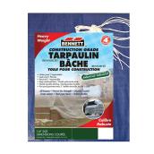 All Season Tarp - Durable - 6' X 8' - Blue