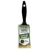 Bennett Paintbrush - General-Purpose - Synthetic - Plastic Handle - 2-in W