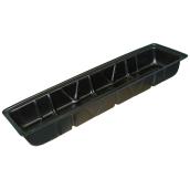 Bennett Wallpaper Water Tray - Black - Plastic - 22-in W