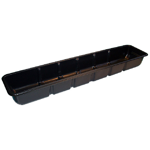 Bennett Wallpaper Water Tray - Black - Plastic - 30-in W