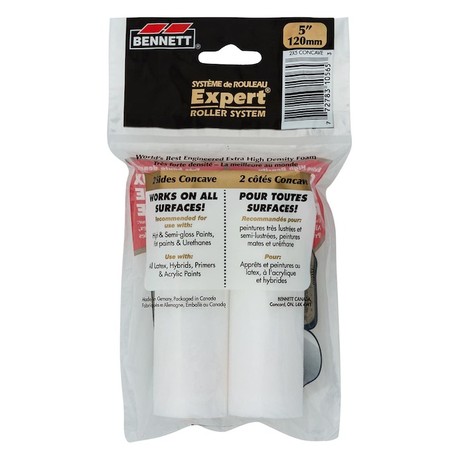 Bennett Foam Rollers Extra High Density 5-in Pack of 2