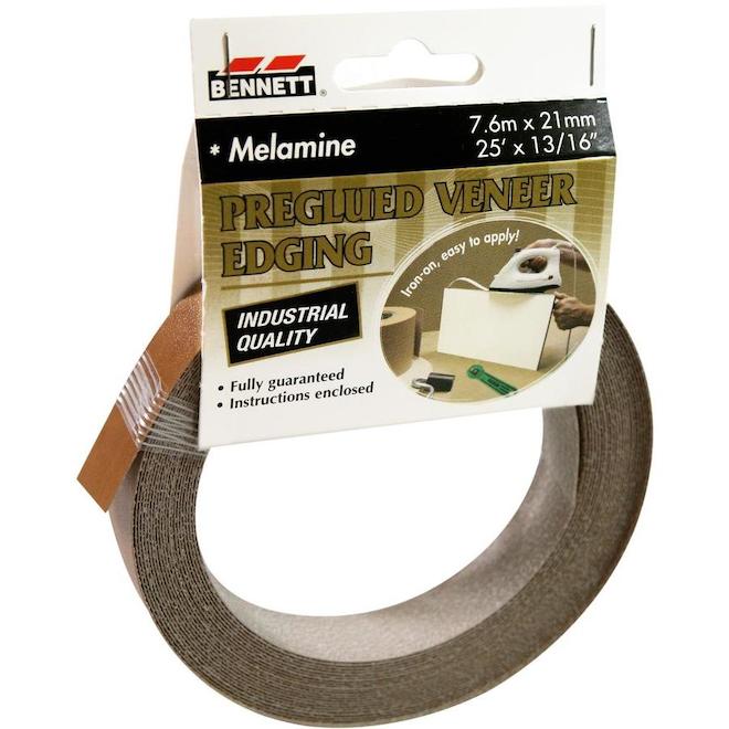 Bennett 13/16-in x 25-ft Ash Melamine Self-Stick Edging