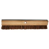 Bennett 18-in Push Broom with Rubber Strip
