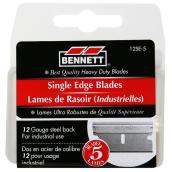 Bennett 5-Pack Stainless Steel Utility Replacement Blade