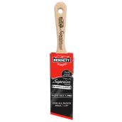 Pinceau pour peinture Superior Finish Bennett poignée courte polyester 1,5 po