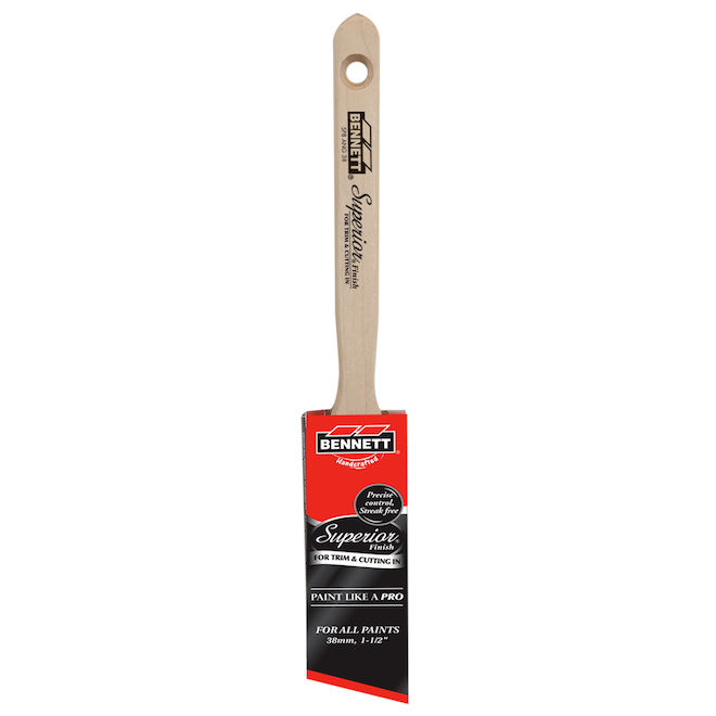 Bennett Superior Finish Paint Brush angular polyester 1.5-in