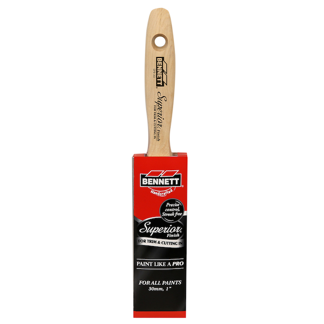 Bennett 1-Pack Superior Polyester Flat 1.5-in Paint Brush