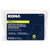 RONA 3-Piece 9.5-in Polyester Paint Roller Refills