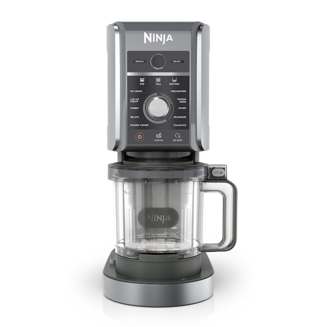 Ninja CREAMi Deluxe 800 W Electric Ice Cream Maker - Silver