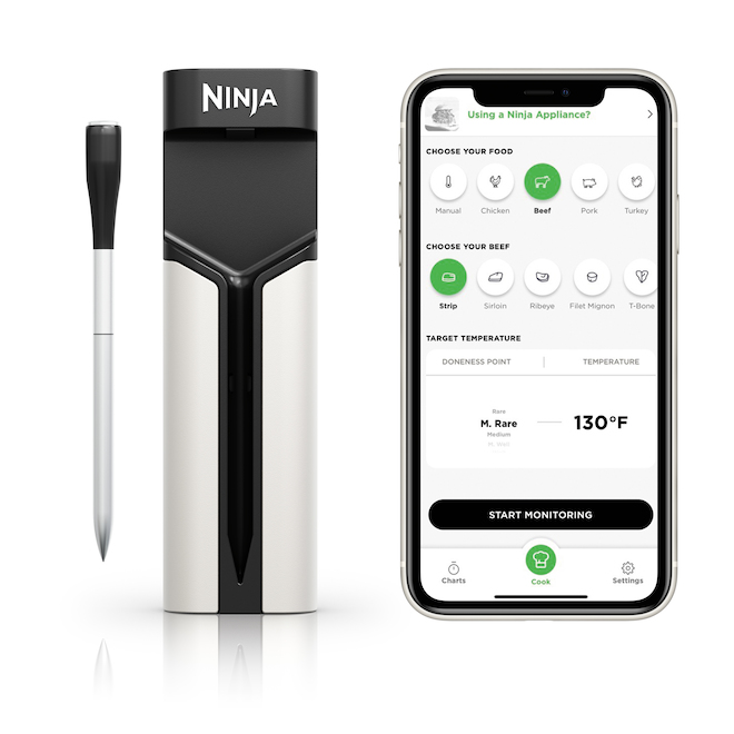 Ninja ProChef Wireless Thermometer in Stainless Steel