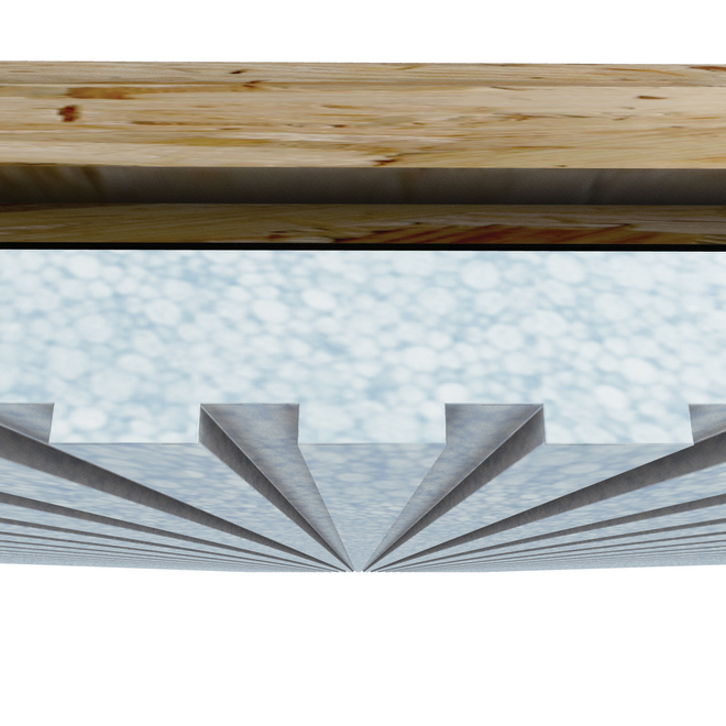 Panneaux de sous-plancher isolant INSULFLOORBOARD-R3, 4/bte