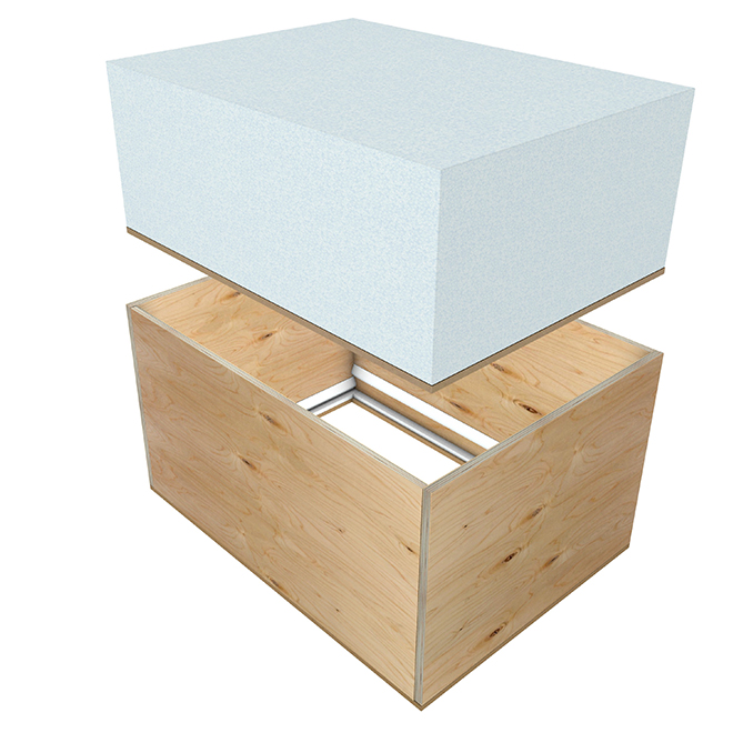 Trappe pour grenier Pro R42, contreplaqué, 22'' x 30'' x 16''
