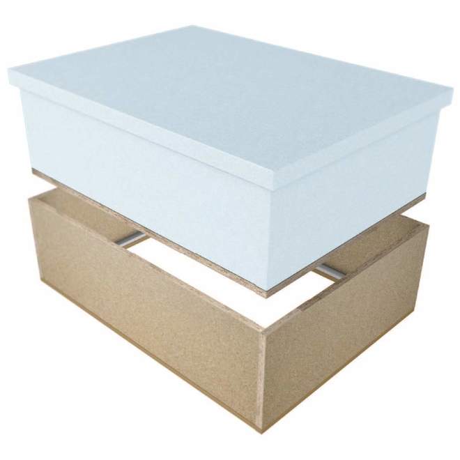ThermoShield R42 Attic Hatch 22 x 30 x 14-in with Cap - MDF