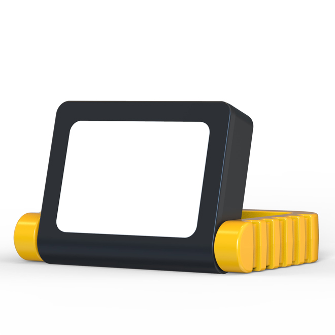 RONA LED Compact Worklight 5W Battery-Operated - Black and Yellow