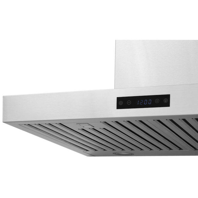 Hotte de cuisine murale Mistral 30 po 600 pi³/min en acier inoxydable