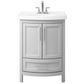 Landon & Co. Alera 26-in Vanity Modern Style with 2 Doors and 1 Drawer - Grey