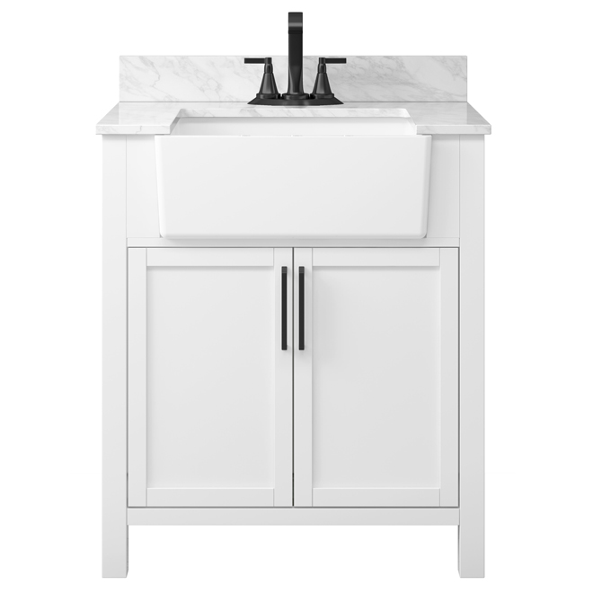 Landon & Co. Ultare 30-in Vanity Modern Style with 2 Doors - White