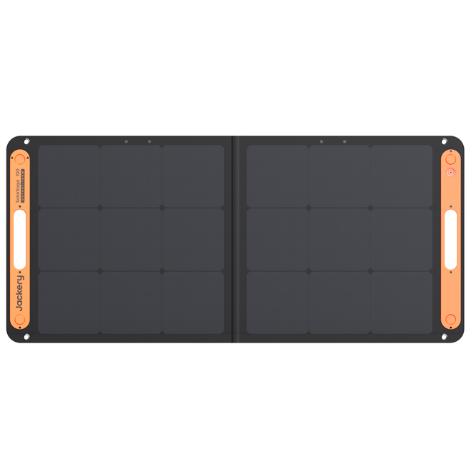 Jackery 25 W x 48-in L Bifacial 100 W Solar Panel w/ 2.5-ft cord