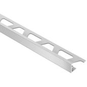 Tile Edge Trim - 1/2" - Aluminum - Satin Silver