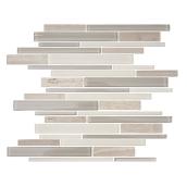 Tuiles mosaïques, 12" x 13", 13/boite, Escarpement Light