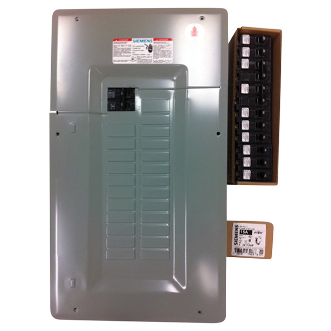 100A Electrical Panel with 24 Circuits Expandable to 48