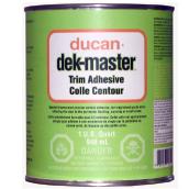 Ducan Dek-master Exterior Cream Adhesive - Waterproof - Weather Resistant - 946 mL