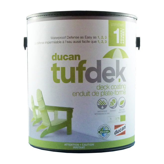 DUCAN Tufdek(R) Exterior Plywood Primer 3.78 L Green 162D54404 RONA