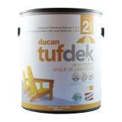 Enduit acrylique pour plate-forme Tufdeck de Ducan, extérieur, imperméable, gris, 3,78 L