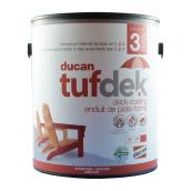 Enduit de plate-forme Tufdeck de Ducan, imperméable, blanc, 3,78 L