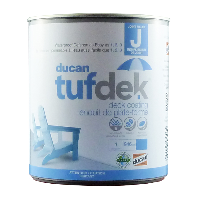 Ducan Tufdek Deck Coating - Exterior - Waterproof - 946 ml