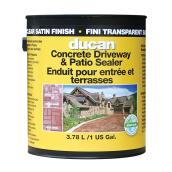Ducan Concrete Driveway and Patio Sealer - Water-Based - Clear Satin - 3.78-L