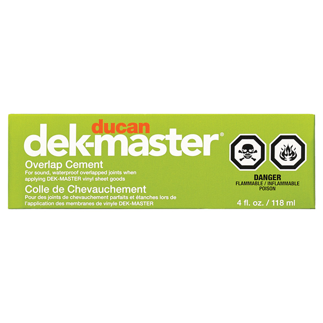 Colle à solvant acrylique Dek-Master de Ducan, sans jaunissement, imperméable, 118 ml