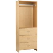 3-Drawer 1-Rod Closet Tower 28