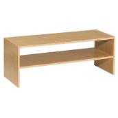 Organisateur de garde-robe horizontal 31 po, bouleau