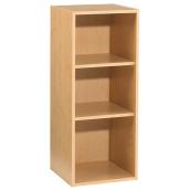 Organisateur de garde-robe, 3 tablettes, 29,5 po, bouleau