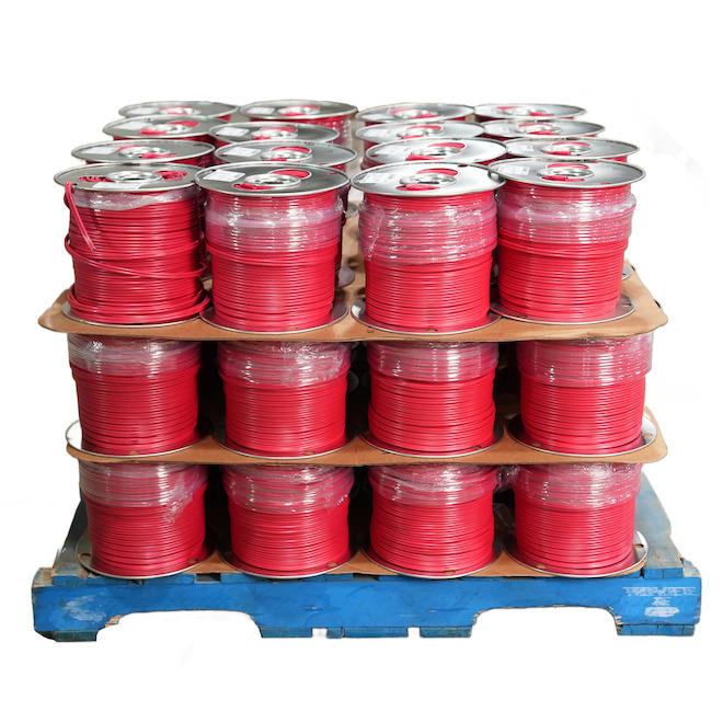 Romex SIMpull NMD90 150-m Red Jacketed 14-Gauge 2-Conductor Copper Electric Cable - 48 Spools