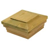 Capuchon de Poteau plat, Uberhaus Select, bois traité 4 po
